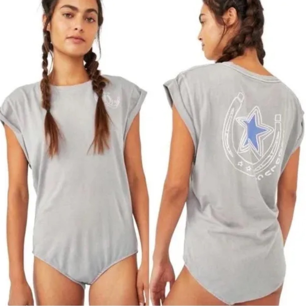 Free People | Go-To Graphic Logo Tee Bodysuit